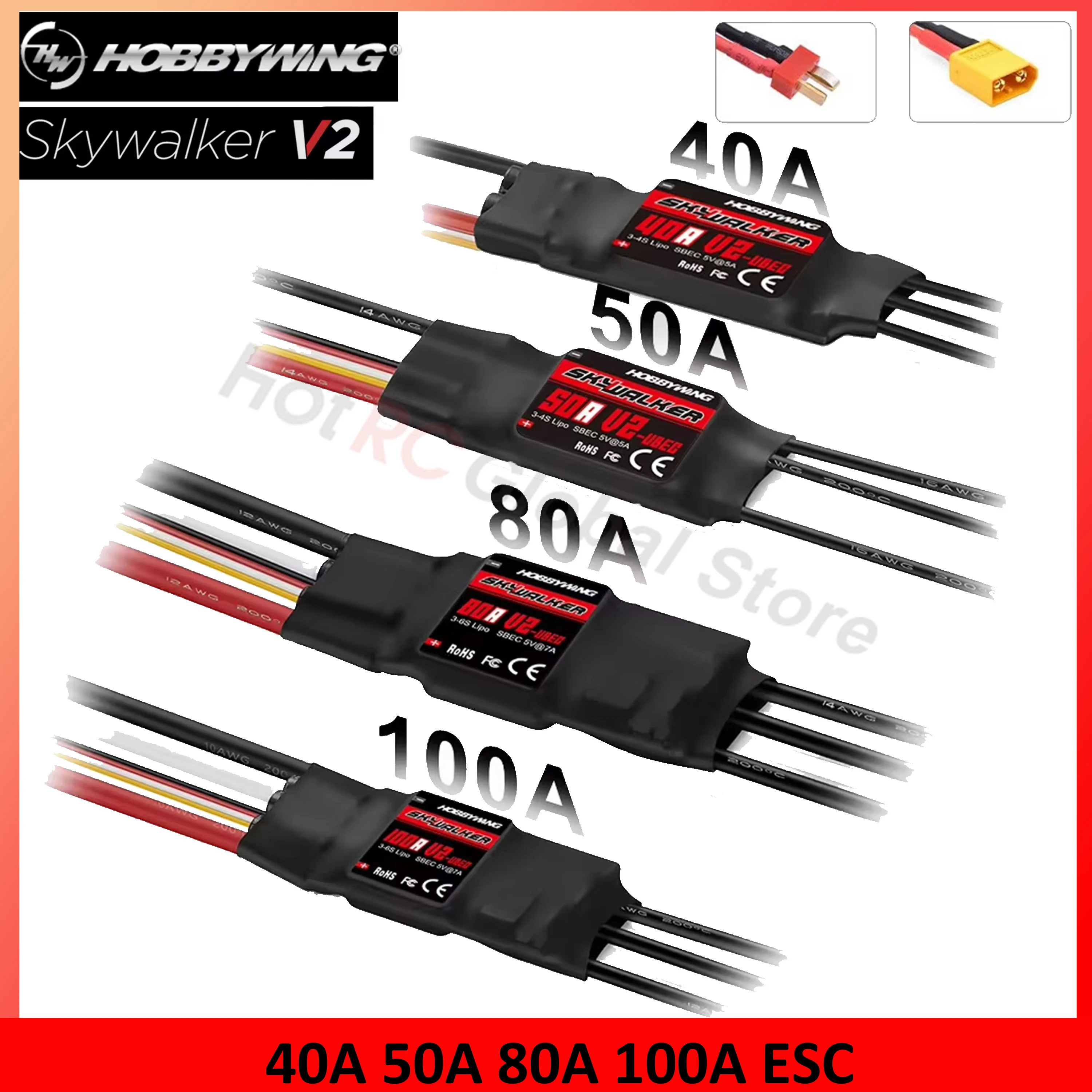 Drone Esc - Hobby wing skywalker v2 serie 40a