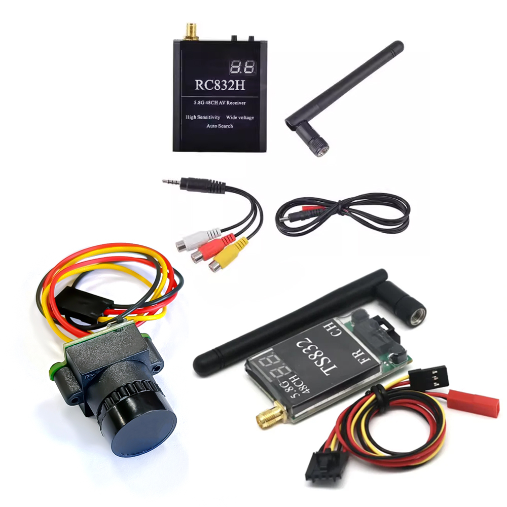 Drone Antenna - TS832 Empfänger + RC832 + 1000TVL