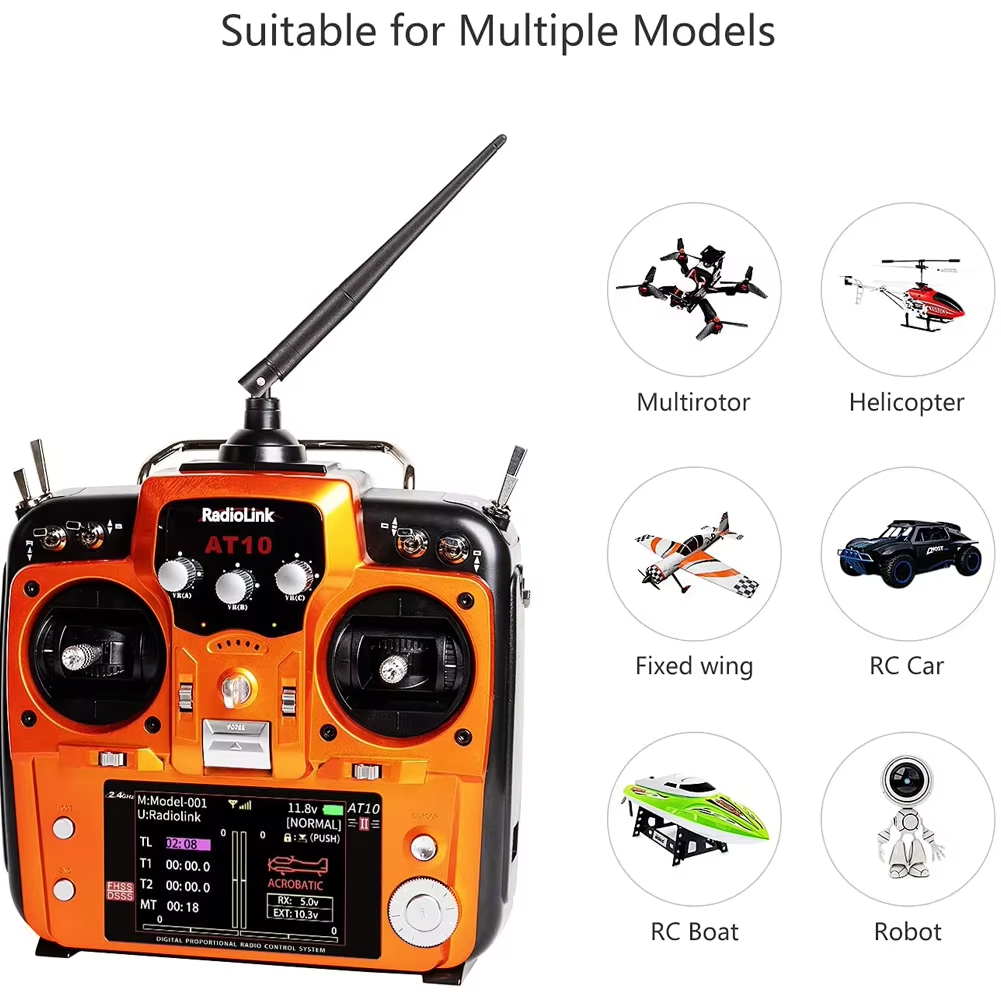 RadioLink AT10 II 2,4G 10CH RC – Drone Transmitter Bewertung und Preis